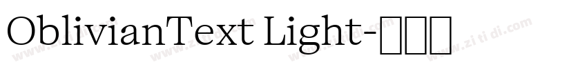 OblivianText Light字体转换